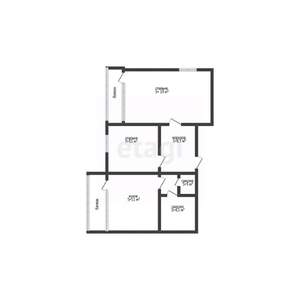 2-к квартира, вторичка, 57м2, 14/16 этаж