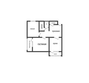 2-к квартира, вторичка, 59м2, 2/16 этаж