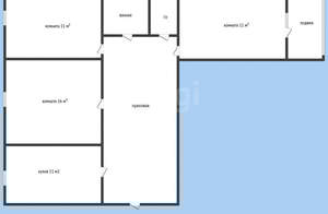 3-к квартира, вторичка, 66м2, 7/9 этаж