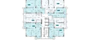 1-к квартира, вторичка, 54м2, 7/17 этаж