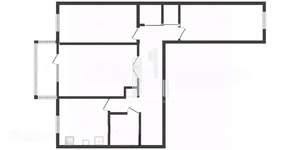 3-к квартира, вторичка, 56м2, 2/5 этаж