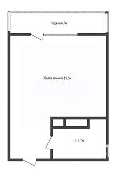 Студия квартира, вторичка, 23м2, 4/24 этаж