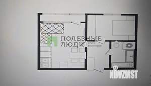 2-к квартира, вторичка, 41м2, 4/16 этаж