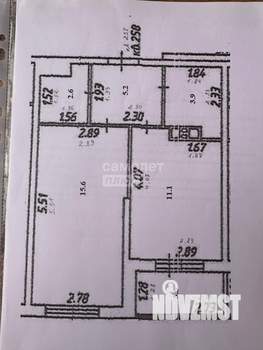 1-к квартира, вторичка, 38м2, 6/20 этаж