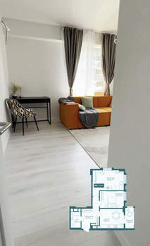 2-к квартира, вторичка, 59м2, 8/16 этаж