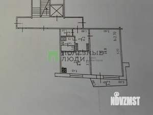 1-к квартира, вторичка, 37м2, 1/9 этаж