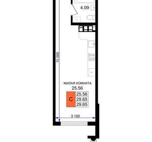 Студия квартира, вторичка, 30м2, 3/8 этаж