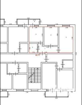 2-к квартира, вторичка, 46м2, 3/3 этаж